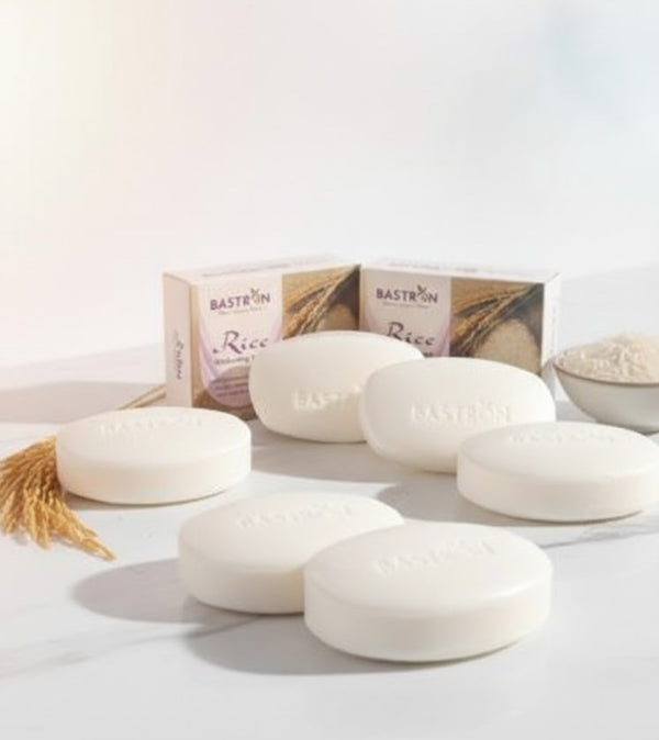 Bastron Rice Whitening Soap – 6-Pack Glow Bundle