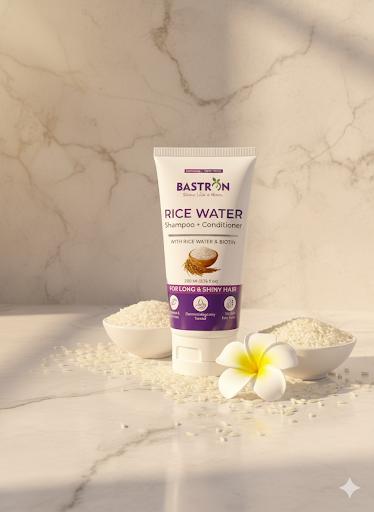 Bastron Rice Water Shampoo + Conditioner–200ml
